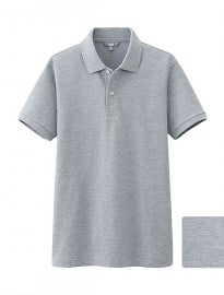 Uniqlo Men Dry Pique Short Sleeve Polo Shirt