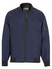 River Island Blue Only & Sons Bomber Jacket