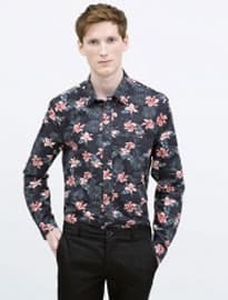 Zara Floral Print Shirt