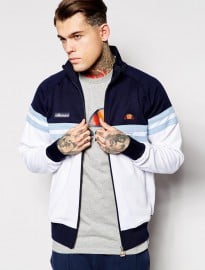 Ellesse Track Jacket With Chest Stripes