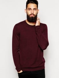 Asos Merino Crew Neck Jumper