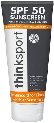 Thinksport SPF 50+ Mineral Sunscreen